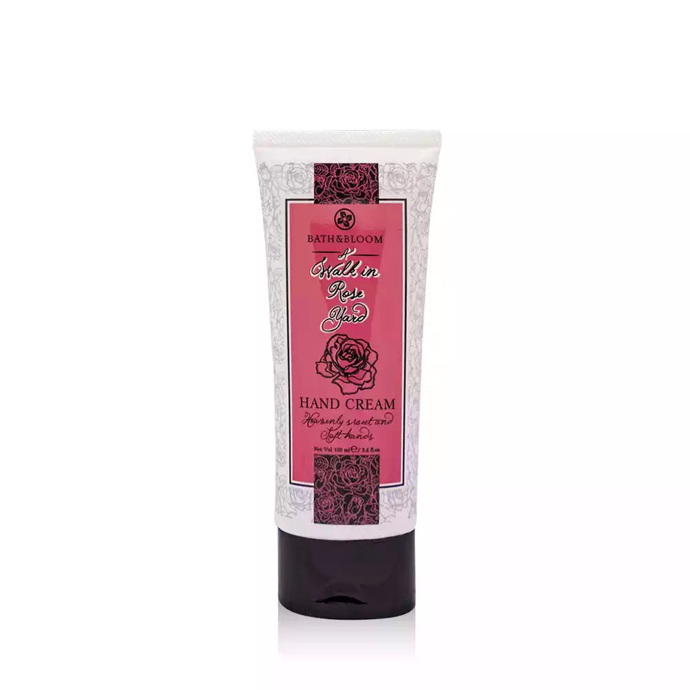 BATH and BLOOM A Walk in Rose Yard Hand Cream Front