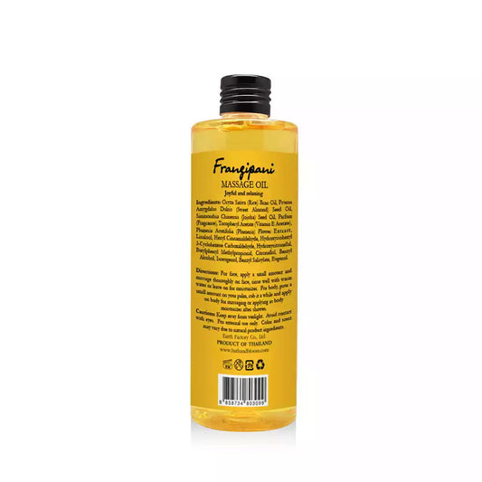 BATH and BLOOM Frangipani Massage Oil Back