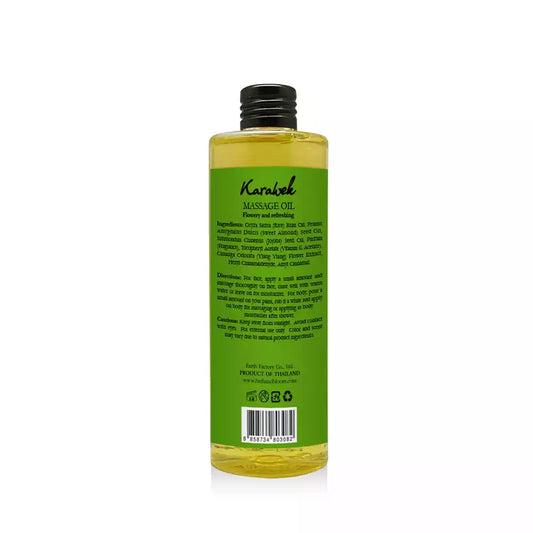 BATH and BLOOM Karawek Massage Oil Back