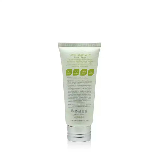 BATH and BLOOM Lemongrass Mint Hand Cream  Back