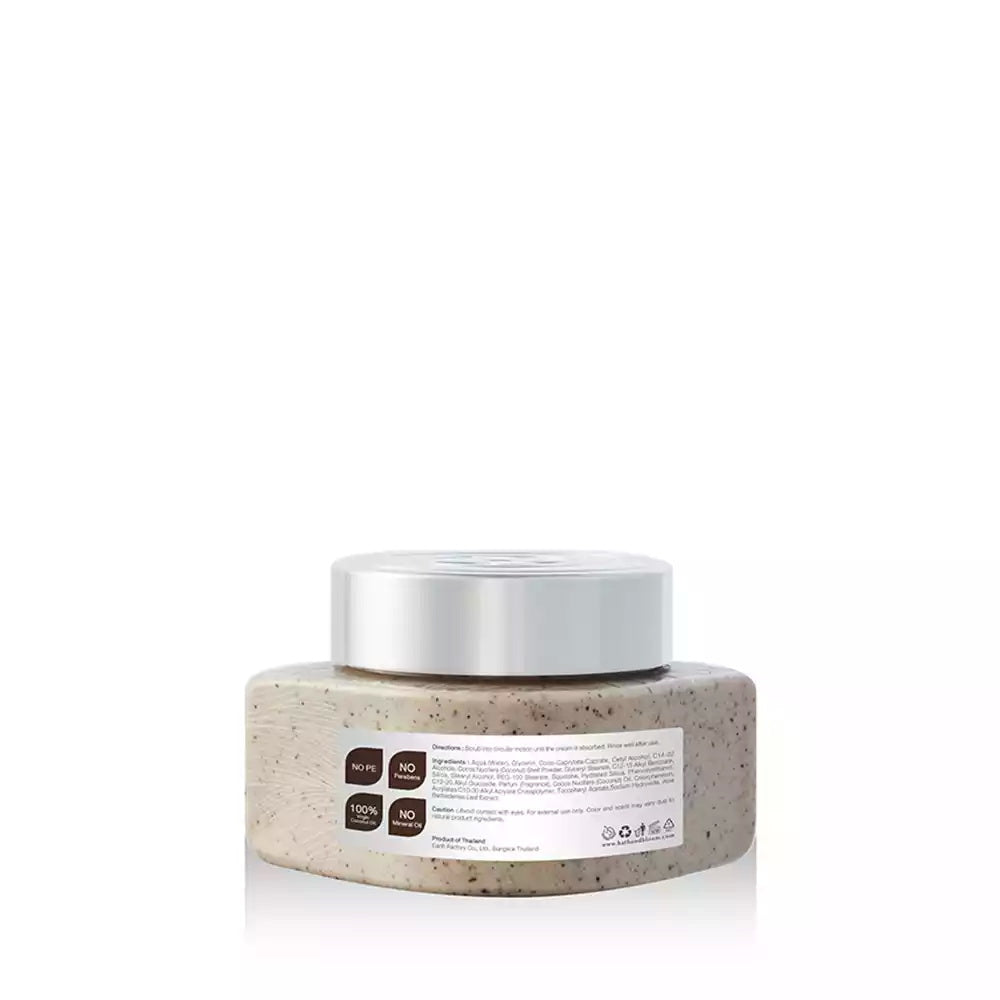 BATH and BLOOM Virgin Coconut Body Cream Scrub Back