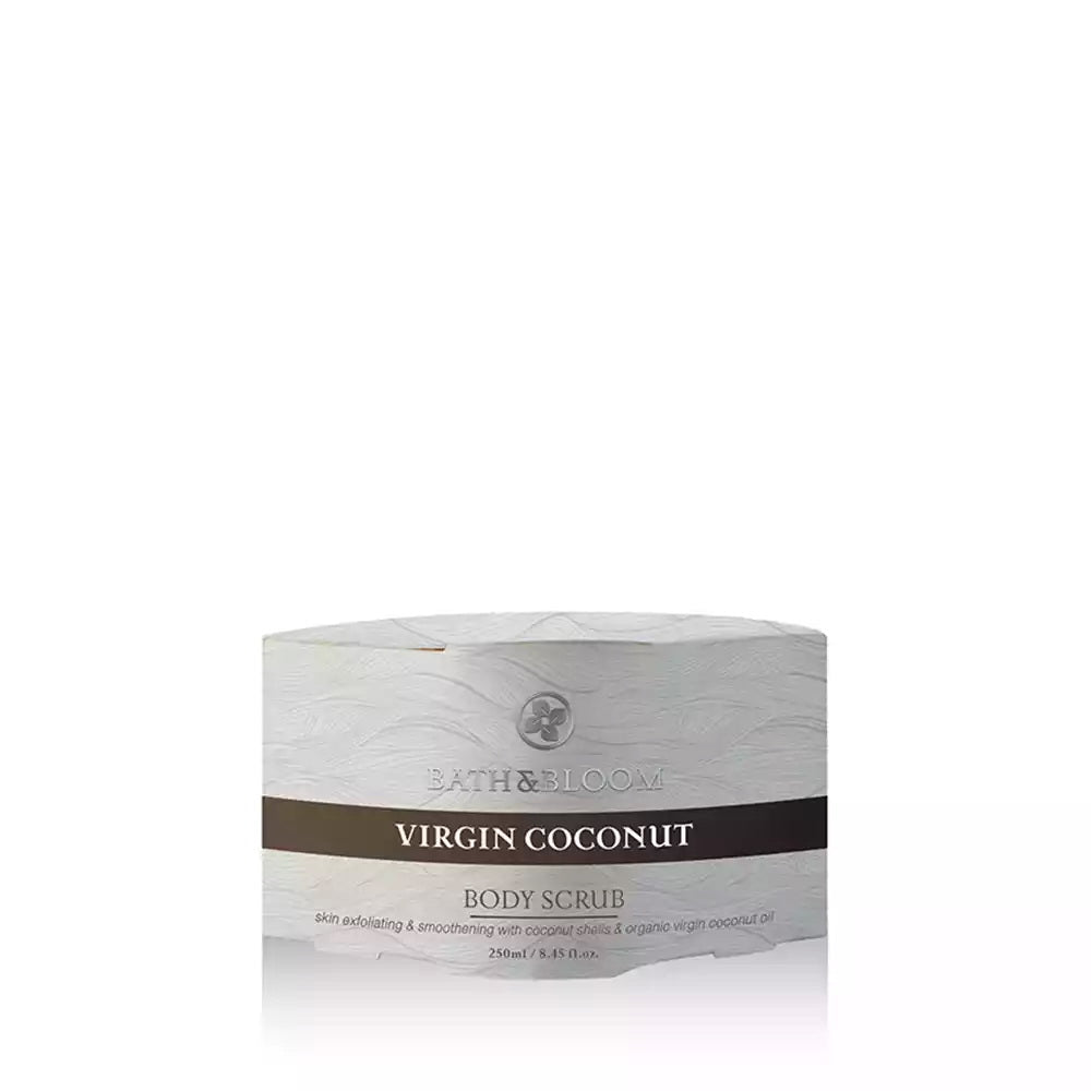 BATH and BLOOM Virgin Coconut Body Cream Scrub Package