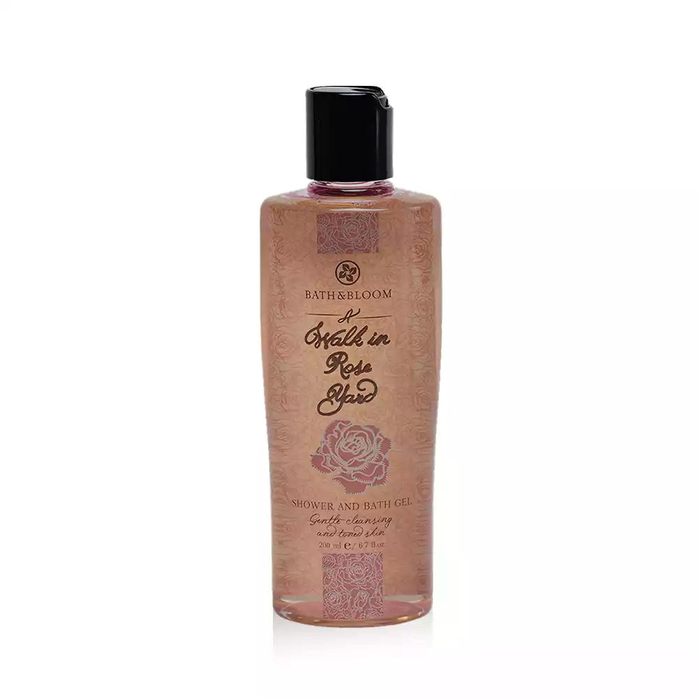 BATH and BLOOM Rose Yard Shower and Bath Gel Front