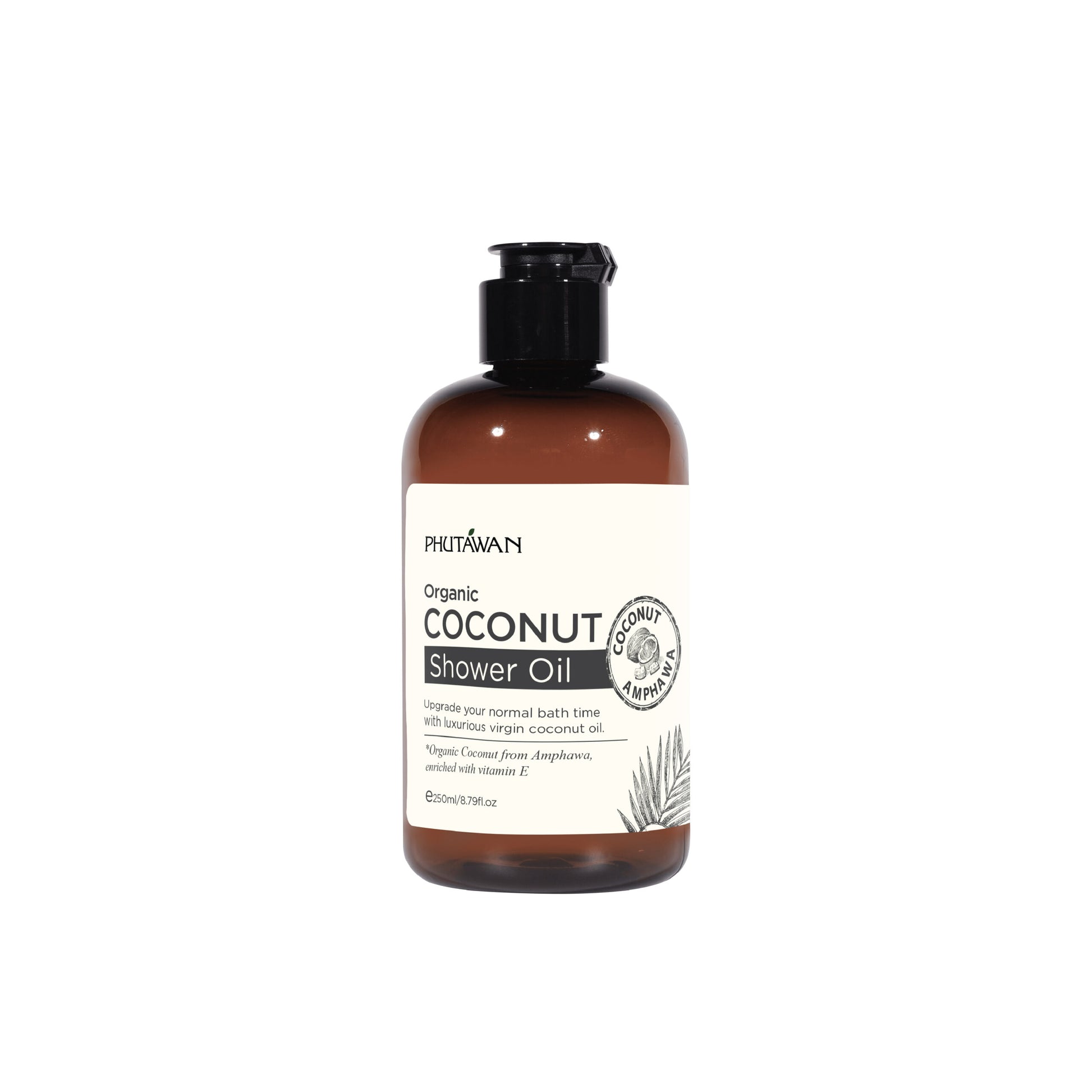 PHUTAWAN Organic Coconut Shower Oil  Front