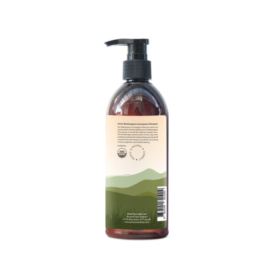 PHUTAWAN Organic Lemongrass Shampoo 10.82 Fl Oz. (Pack of 2)