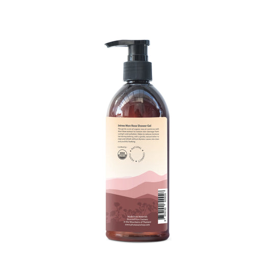 PHUTAWAN Organic Mon Rose Shower Gel 10.82 Fl Oz. (Pack of 2)