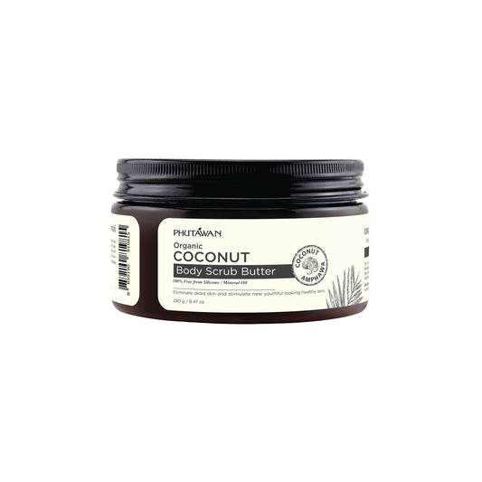 PHUTAWAN Organic Coconut Butter Body Scrub Front