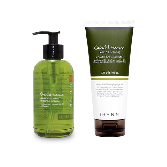 THANN Oriental Essence Aromatherapy Shampoo and Conditioner Set.