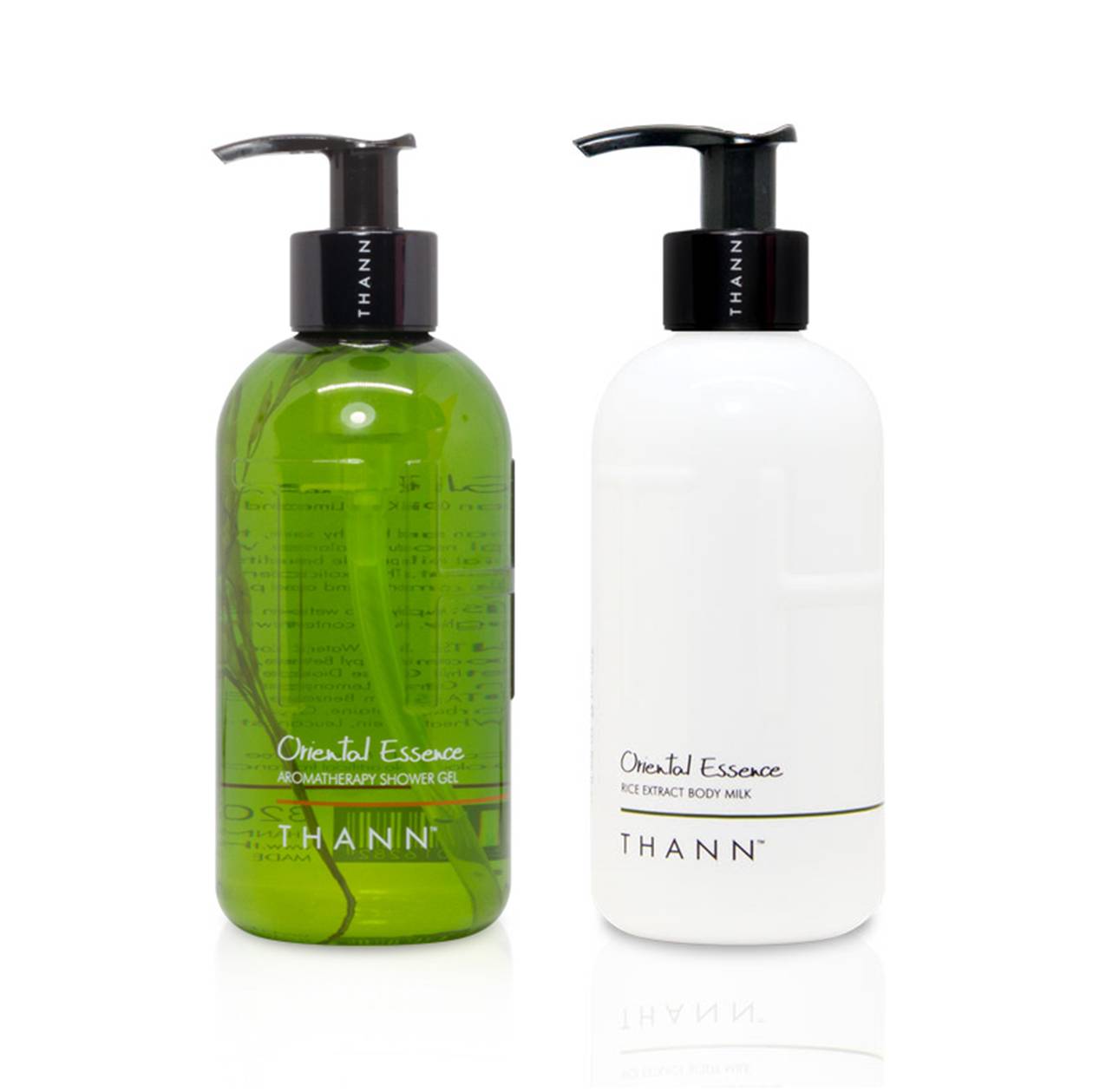 THANN Oriental Essence Shower Gel and Body Milk Set.